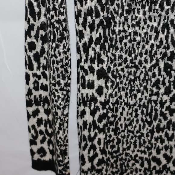 French Connection Dress, Lepard Print figure flattering knit. - Picture 6 of 16
